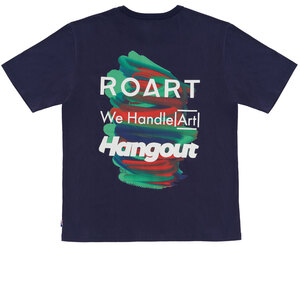 X Roart X WHA Graphic T-shirt (Navy)