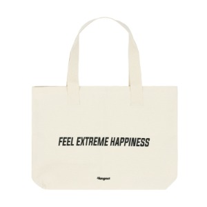 FEEL EXTREME HAPPINESS Eco Bag (Ivory)